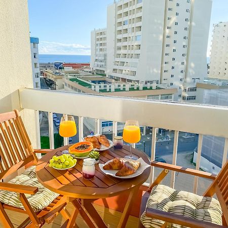 Luxury 2 Min Beach With Balcony, Ocean View, Wifi, Ac, Smarttv Portimão Exterior foto