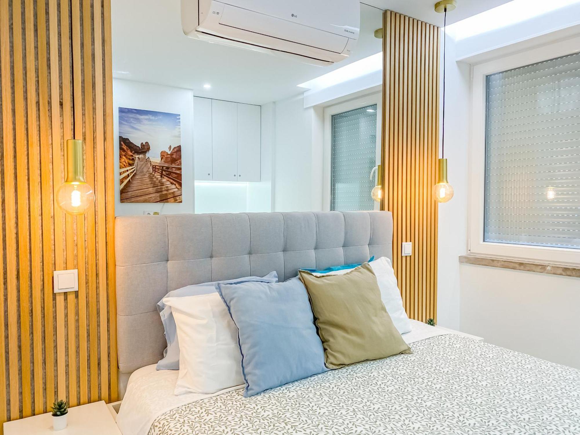 Luxury 2 Min Beach With Balcony, Ocean View, Wifi, Ac, Smarttv Portimão Exterior foto